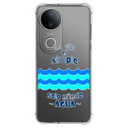 Funda Silicona Antigolpes para Vivo V50 5G diseño Agua Dibujos