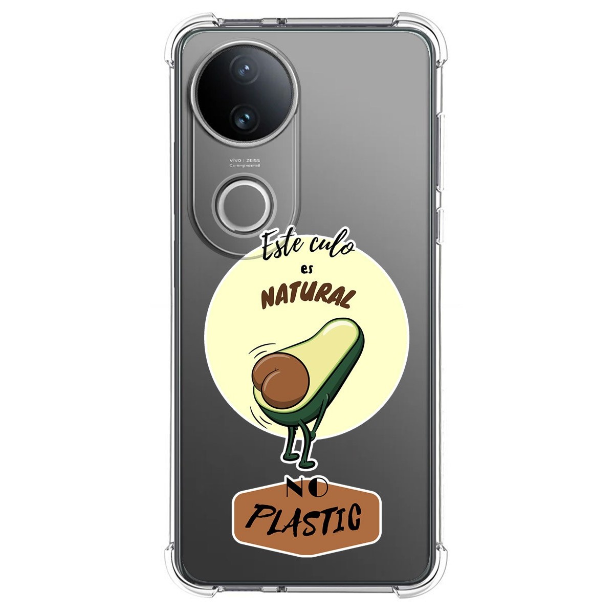 Funda Silicona Antigolpes para Vivo V50 5G diseño Culo Natural Dibujos