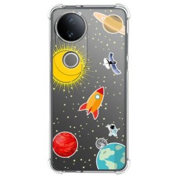 Funda Silicona Antigolpes para Vivo V50 5G diseño Espacio Dibujos