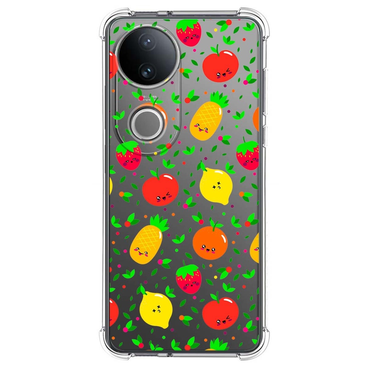 Funda Silicona Antigolpes para Vivo V50 5G diseño Frutas 01 Dibujos