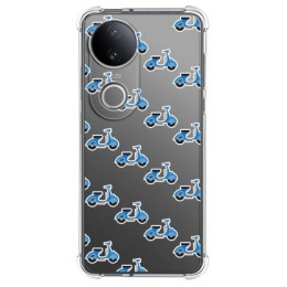 Funda Silicona Antigolpes para Vivo V50 5G diseño Scooter Dibujos