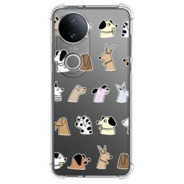 Funda Silicona Antigolpes para Vivo V50 5G diseño Perros Dibujos
