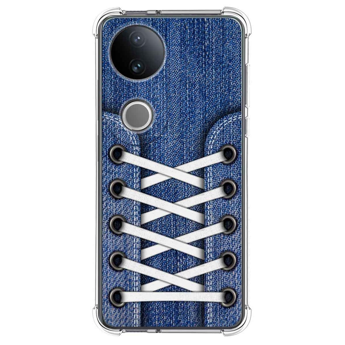 Funda Silicona Antigolpes para Vivo V50 5G diseño Zapatillas 01 Dibujos