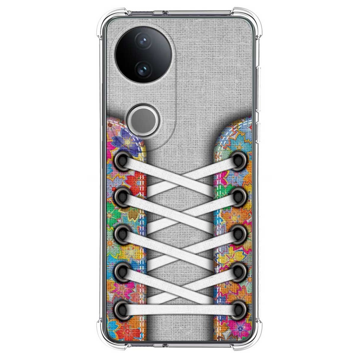 Funda Silicona Antigolpes para Vivo V50 5G diseño Zapatillas 04 Dibujos