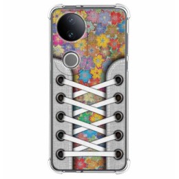 Funda Silicona Antigolpes para Vivo V50 5G diseño Zapatillas 05 Dibujos