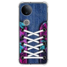 Funda Silicona Antigolpes para Vivo V50 5G diseño Zapatillas 06 Dibujos