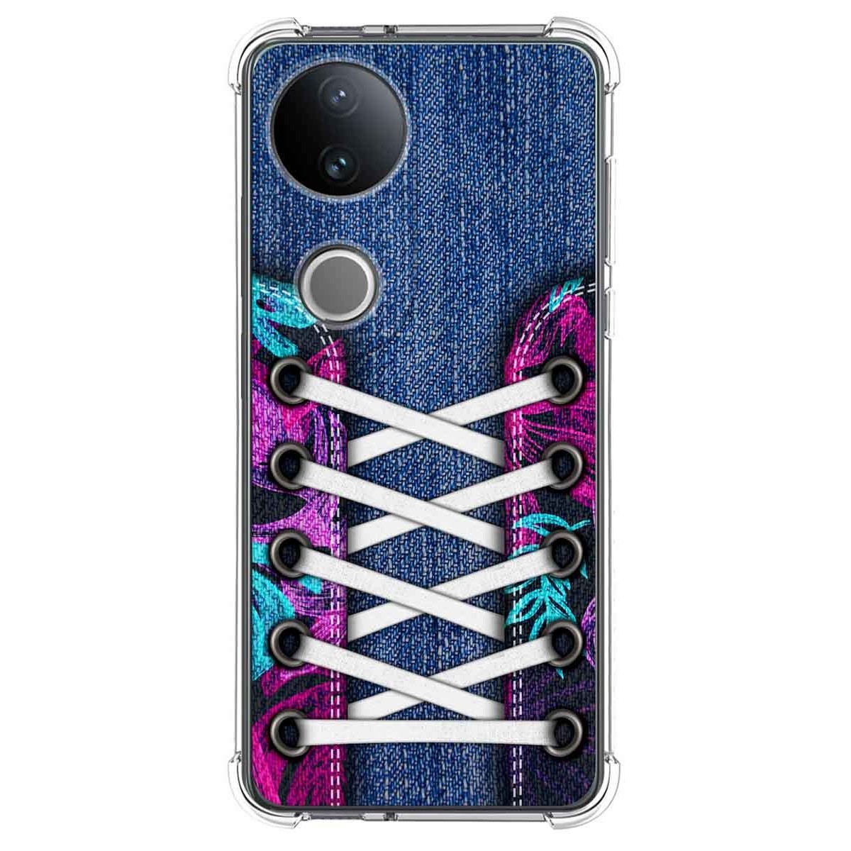 Funda Silicona Antigolpes para Vivo V50 5G diseño Zapatillas 06 Dibujos