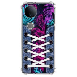 Funda Silicona Antigolpes para Vivo V50 5G diseño Zapatillas 07 Dibujos