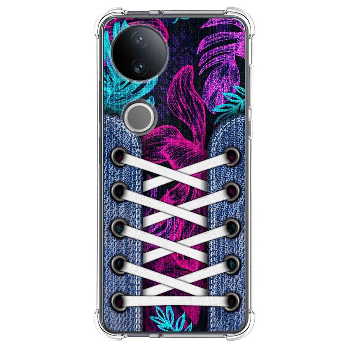 Funda Silicona Antigolpes para Vivo V50 5G diseño Zapatillas 07 Dibujos