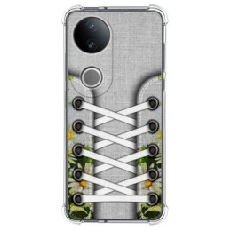 Funda Silicona Antigolpes para Vivo V50 5G diseño Zapatillas 08 Dibujos