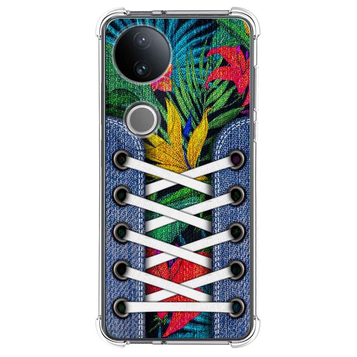 Funda Silicona Antigolpes para Vivo V50 5G diseño Zapatillas 12 Dibujos