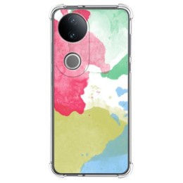 Funda Silicona Antigolpes para Vivo V50 5G diseño Acuarela 02 Dibujos