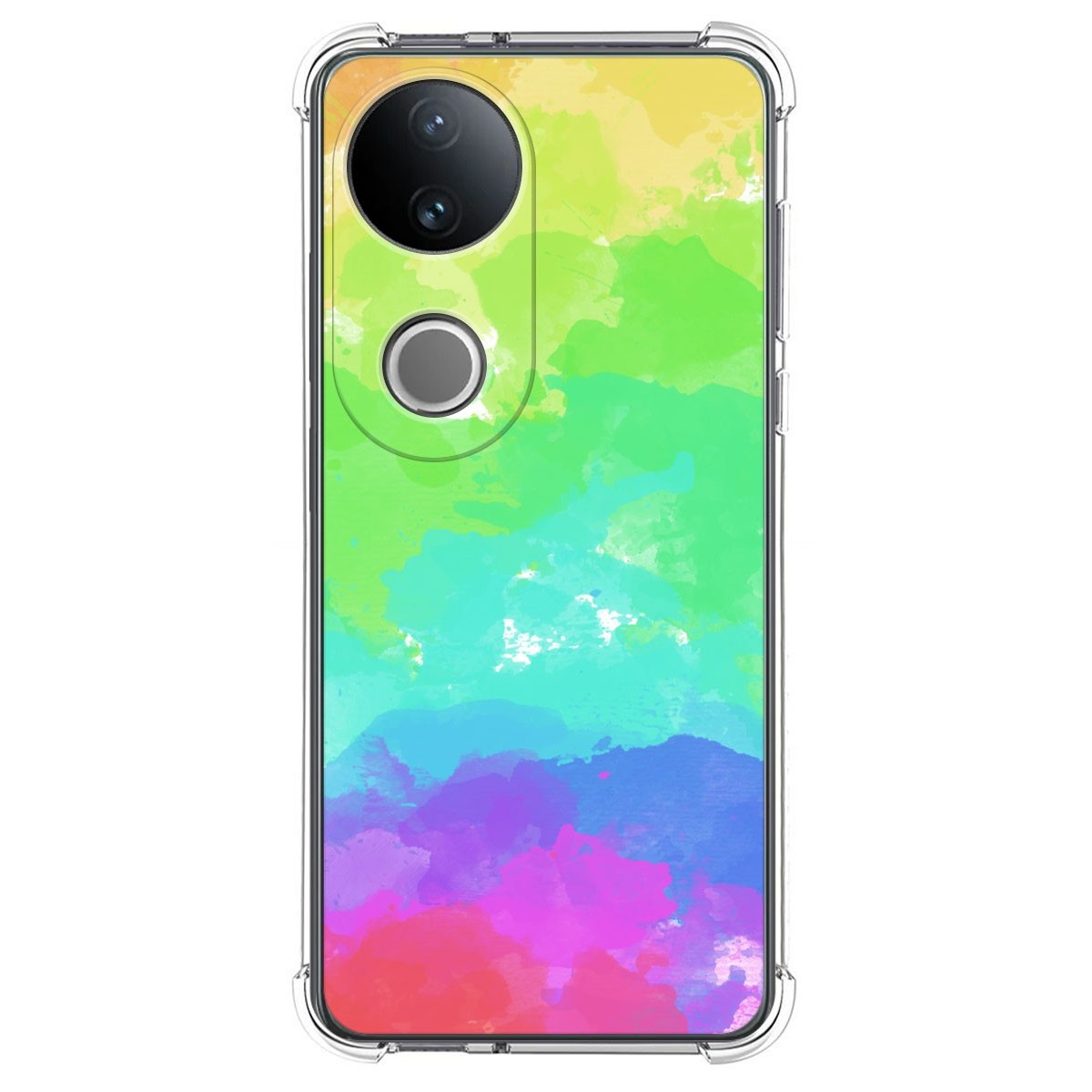 Funda Silicona Antigolpes para Vivo V50 5G diseño Acuarela 03 Dibujos