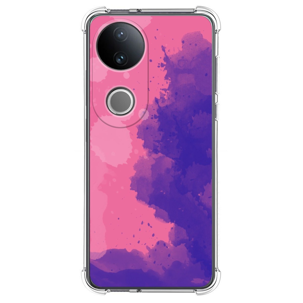 Funda Silicona Antigolpes para Vivo V50 5G diseño Acuarela 07 Dibujos