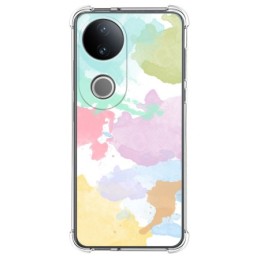 Funda Silicona Antigolpes para Vivo V50 5G diseño Acuarela 11 Dibujos