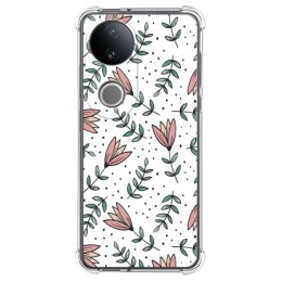 Funda Silicona Antigolpes para Vivo V50 5G diseño Flores 01 Dibujos