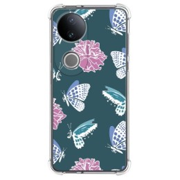 Funda Silicona Antigolpes para Vivo V50 5G diseño Flores 10 Dibujos