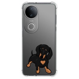 Funda Silicona Antigolpes para Vivo V50 5G diseño Perros 04 Dibujos