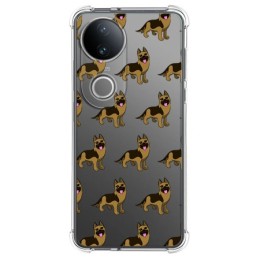 Funda Silicona Antigolpes para Vivo V50 5G diseño Perros 09 Dibujos