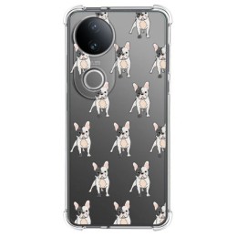 Funda Silicona Antigolpes para Vivo V50 5G diseño Perros 12 Dibujos