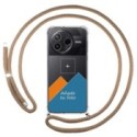 Personaliza tu Funda Colgante Transparente para Xiaomi Poco F7 Pro 5G con Cordon Camel Dibujo Personalizada