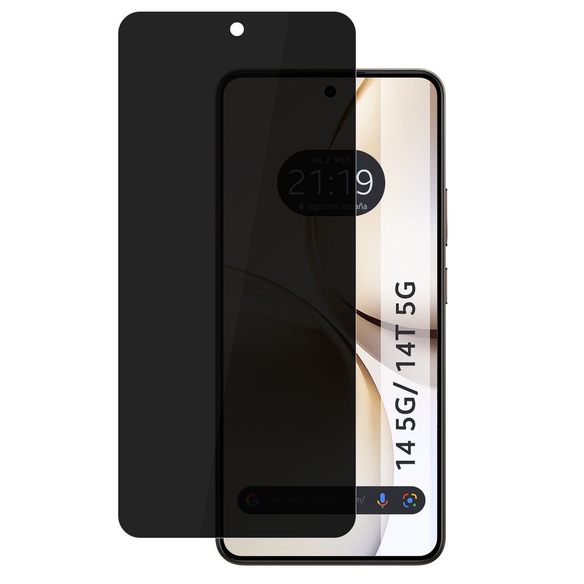 Protector Pantalla Hidrogel Privacidad Antiespías para Realme 14 5G / 14T 5G