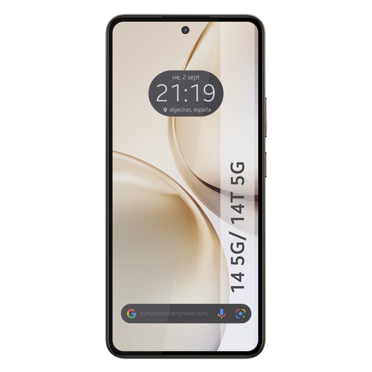 Protector Cristal Templado Completo 5D Full Glue Negro para Realme 14 5G / 14T 5G Vidrio