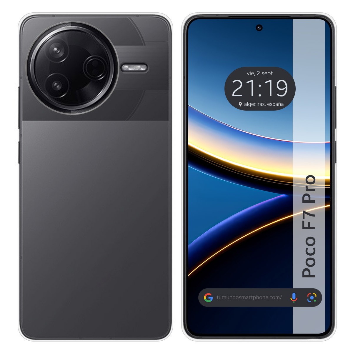 Funda Silicona Gel TPU Transparente para Xiaomi Poco F7 Pro 5G