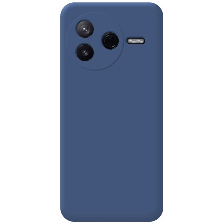 Funda Silicona Líquida Ultra Suave para Xiaomi Poco F7 Pro 5G color Azul
