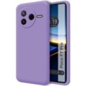 Funda Silicona Líquida Ultra Suave para Xiaomi Poco F7 Pro 5G color Morada