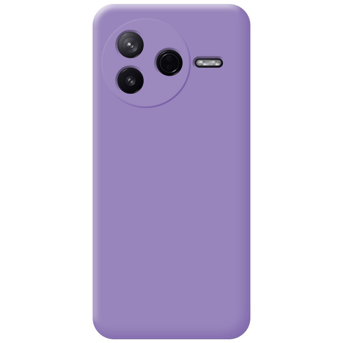 Funda Silicona Líquida Ultra Suave para Xiaomi Poco F7 Pro 5G color Morada