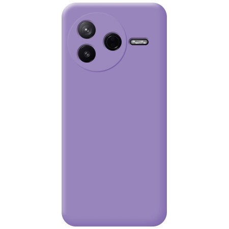 Funda Silicona Líquida Ultra Suave para Xiaomi Poco F7 Pro 5G color Morada