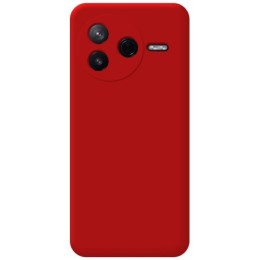 Funda Silicona Líquida Ultra Suave para Xiaomi Poco F7 Pro 5G color Roja 2