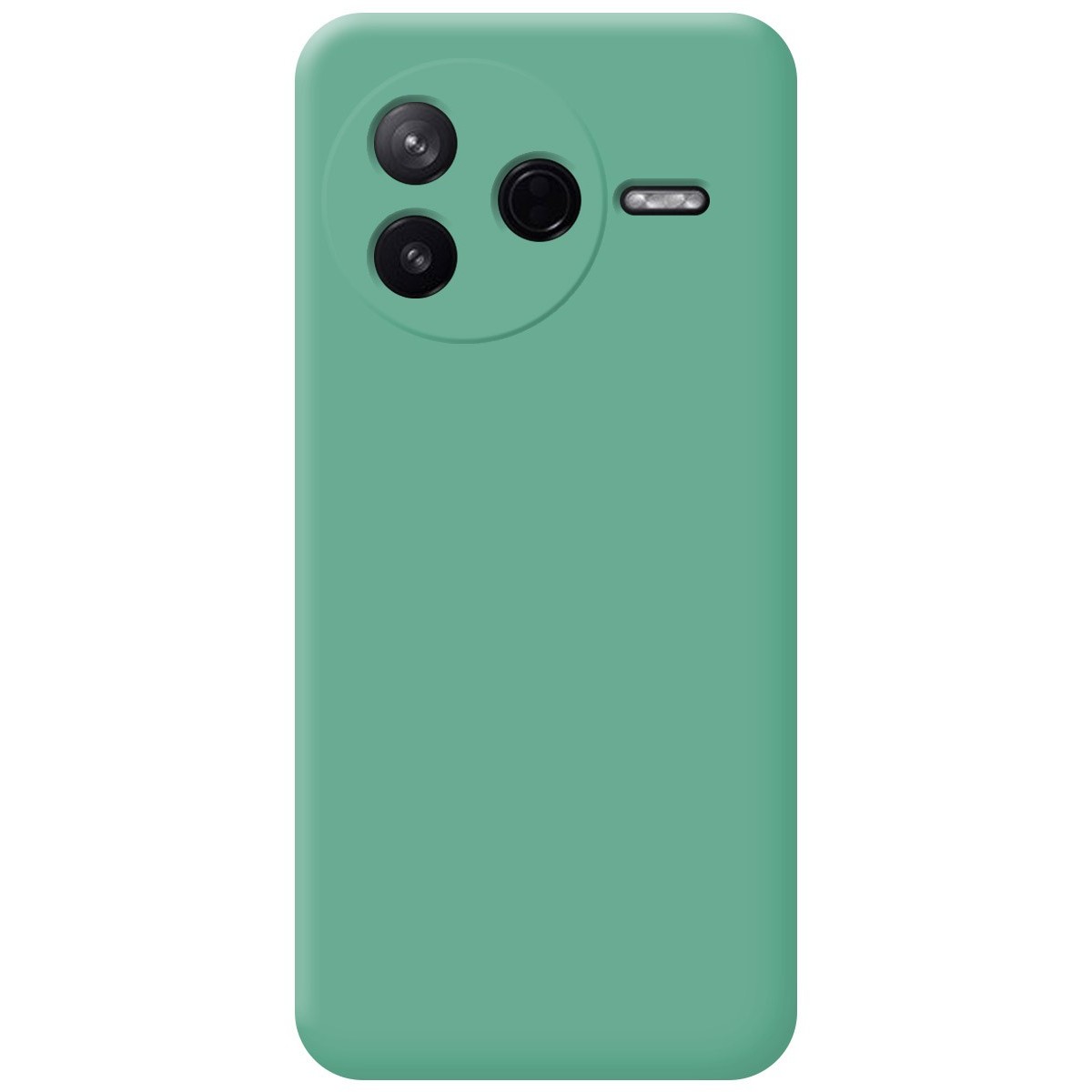 Funda Silicona Líquida Ultra Suave para Xiaomi Poco F7 Pro 5G color Verde