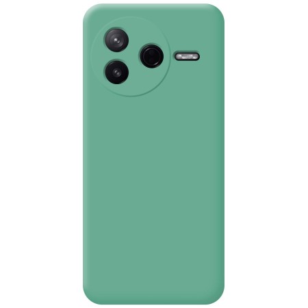 Funda Silicona Líquida Ultra Suave para Xiaomi Poco F7 Pro 5G color Verde