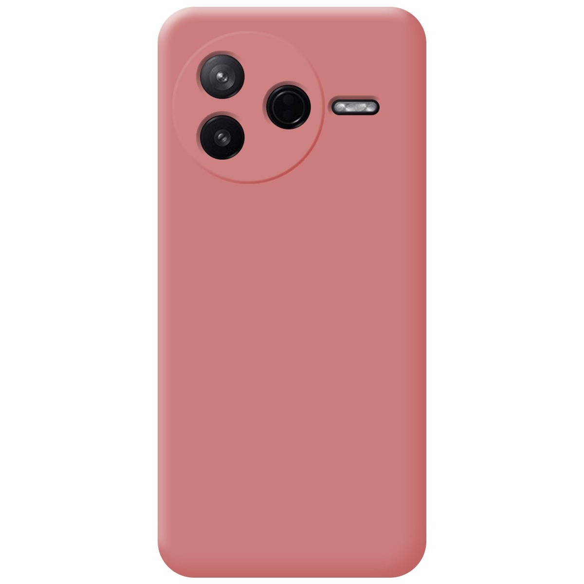 Funda Silicona Líquida Ultra Suave para Xiaomi Poco F7 Pro 5G color Rosa