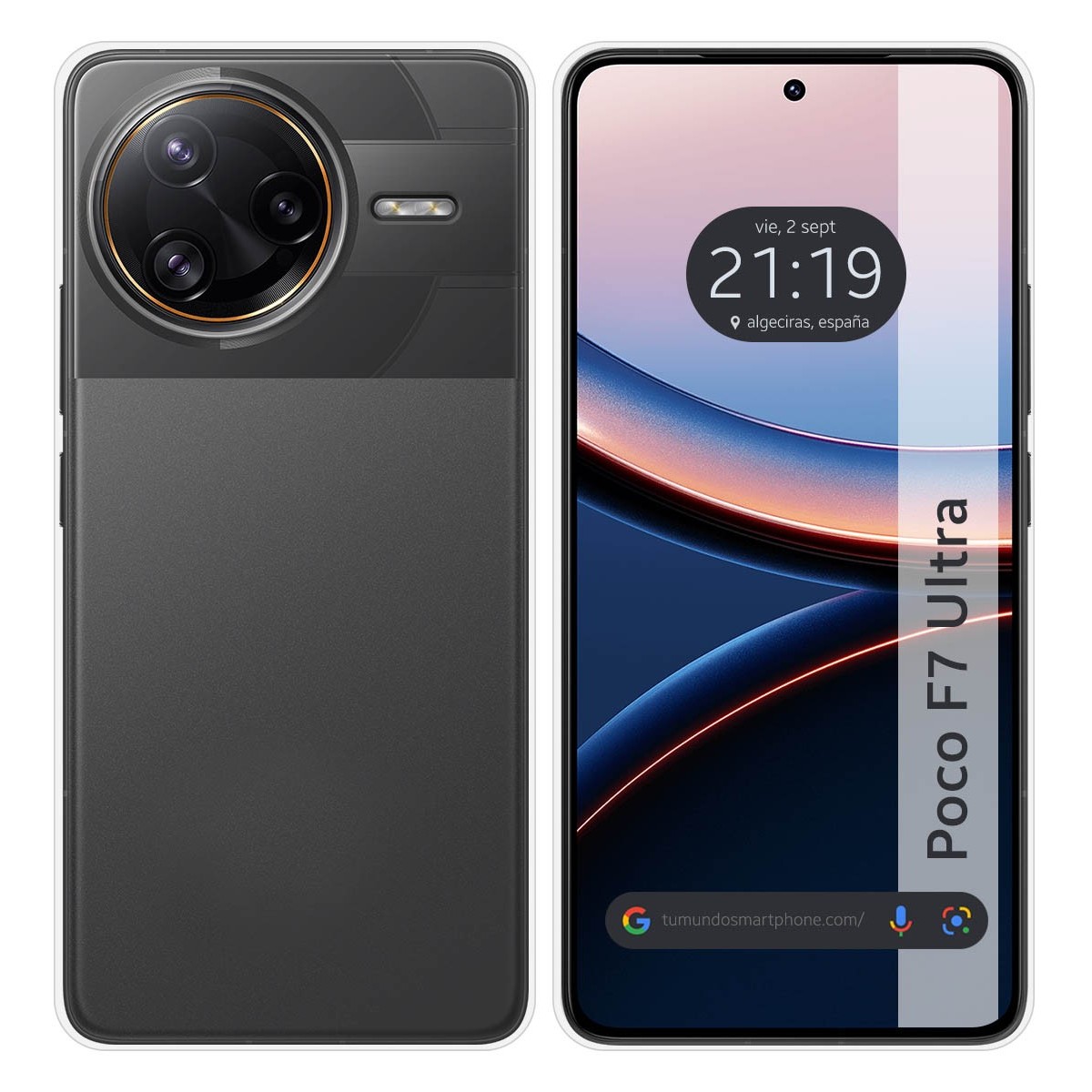 Funda Silicona Gel TPU Transparente para Xiaomi Poco F7 Ultra 5G