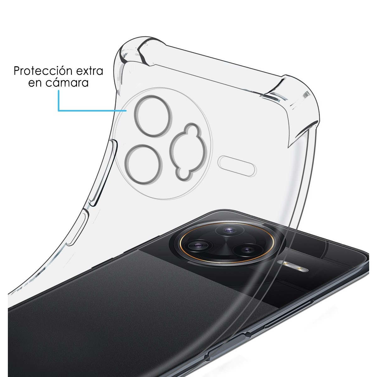 Funda Silicona Antigolpes Transparente para Xiaomi Poco F7 Ultra 5G