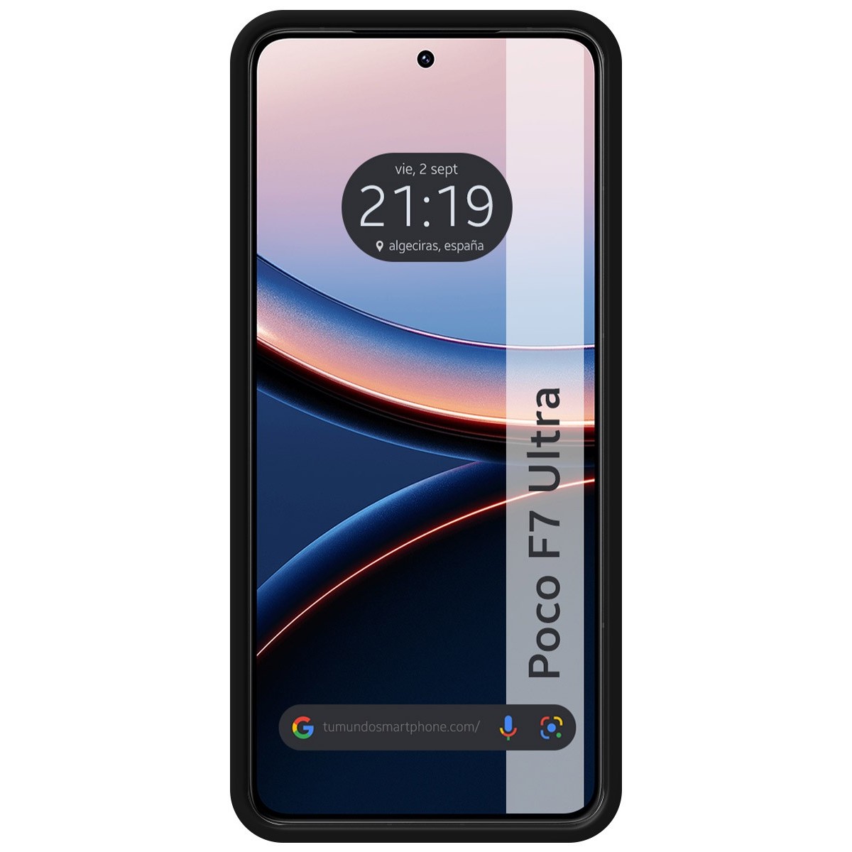 Funda Silicona Líquida Ultra Suave para Xiaomi Poco F7 Ultra 5G color Negra