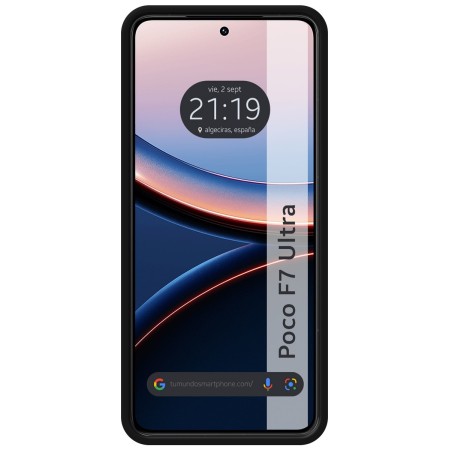 Funda Silicona Líquida Ultra Suave para Xiaomi Poco F7 Ultra 5G color Negra