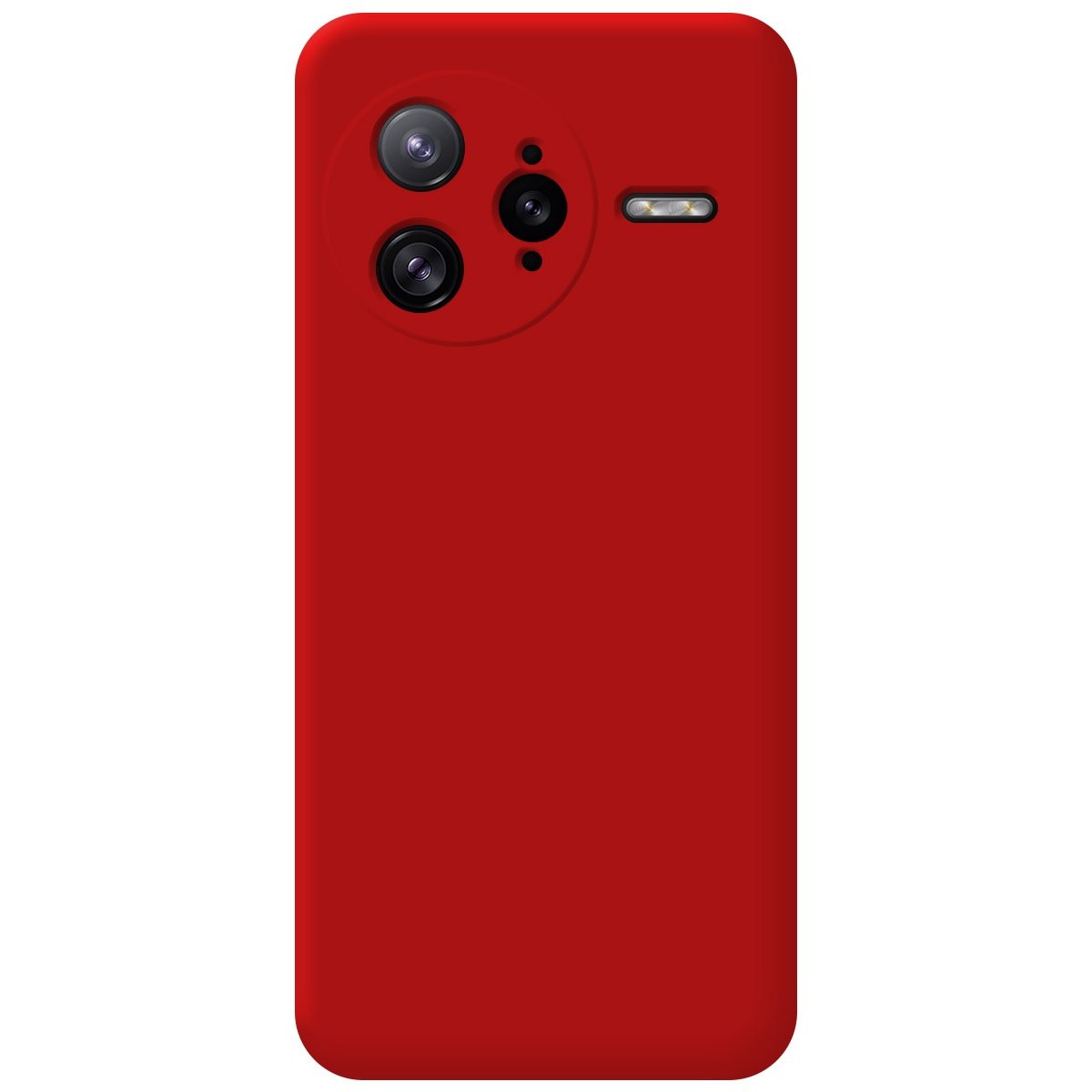 Funda Silicona Líquida Ultra Suave para Xiaomi Poco F7 Ultra 5G color Roja