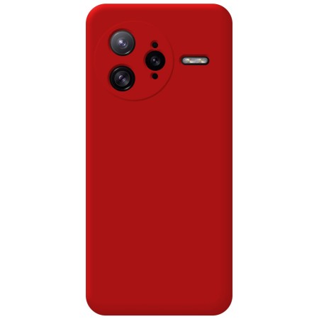 Funda Silicona Líquida Ultra Suave para Xiaomi Poco F7 Ultra 5G color Roja