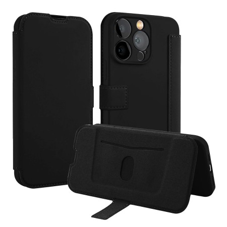 Funda Silicona Suave con Tapa para Xiaomi Poco F7 Ultra 5G color Negra