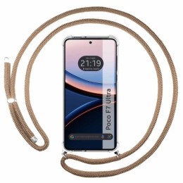 Funda Colgante Transparente para Xiaomi Poco F7 Ultra 5G con Cordon Camel