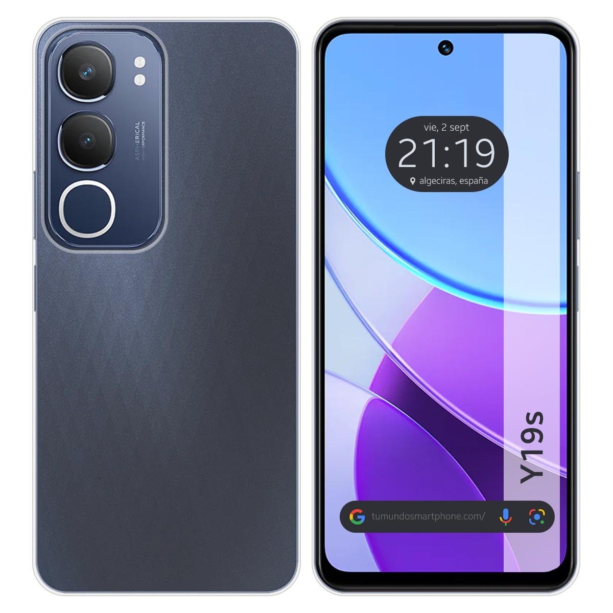 Funda Silicona Gel TPU Transparente para Vivo Y19s