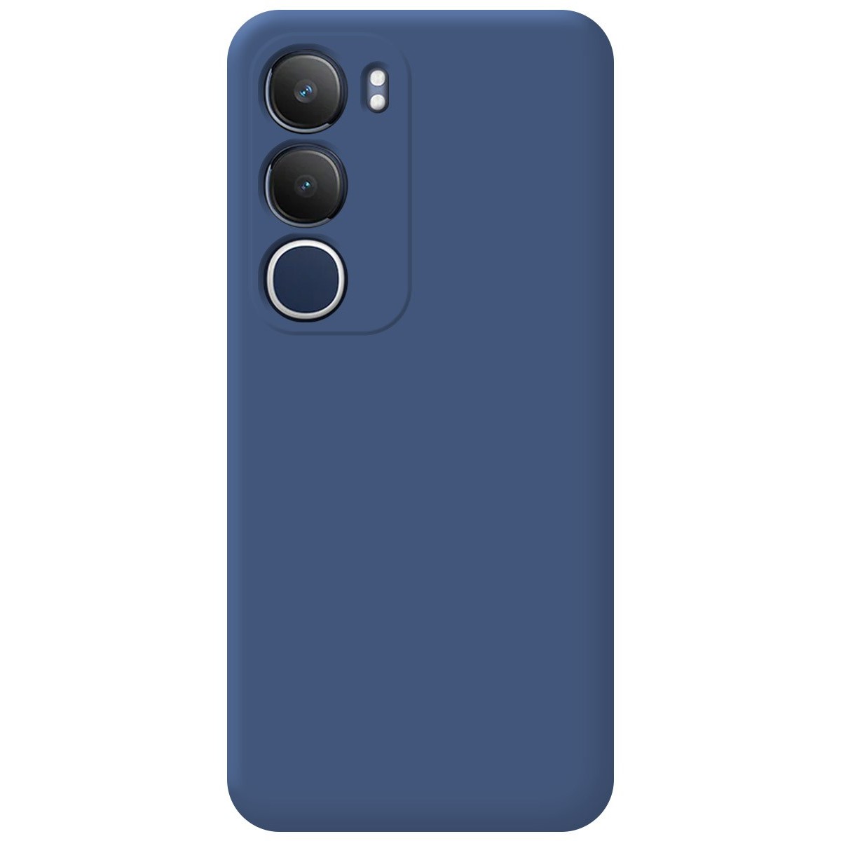 Funda Silicona Líquida Ultra Suave para Vivo Y19s color Morada