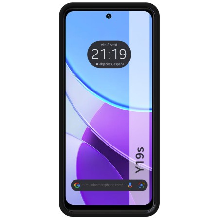 Funda Silicona Líquida Ultra Suave para Vivo Y19s color Negra