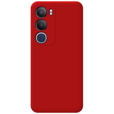 Funda Silicona Líquida Ultra Suave para Vivo Y19s color Roja