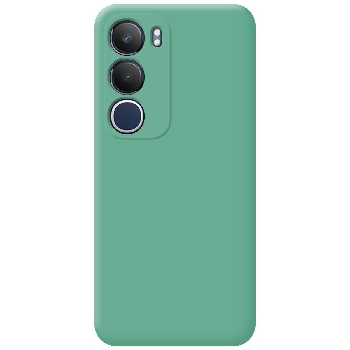 Funda Silicona Líquida Ultra Suave para Vivo Y19s color Verde