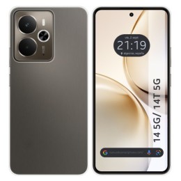 Funda Silicona Gel TPU Transparente para Realme 14 5G / 14T 5G